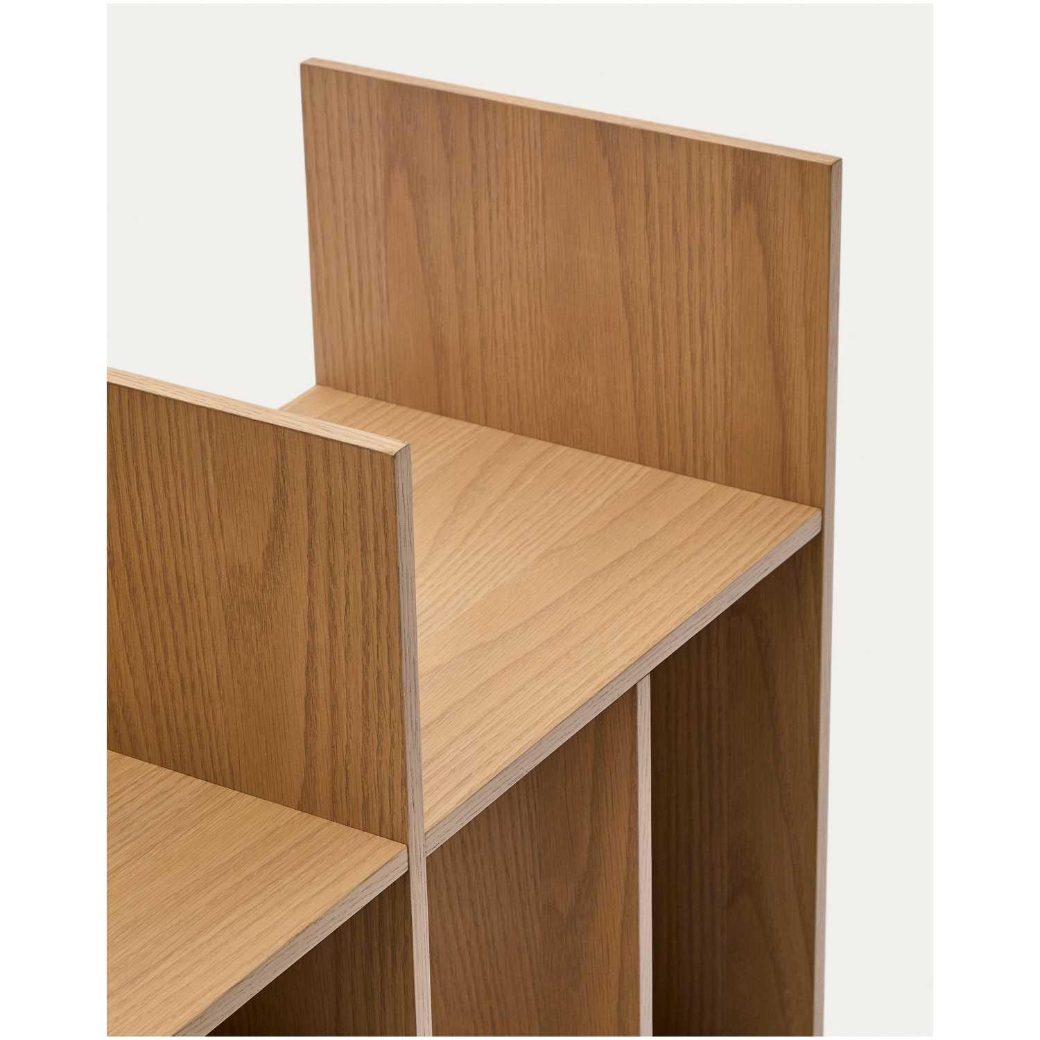 Modular Wandregal Ina Eichenfurnier natur 80x80
