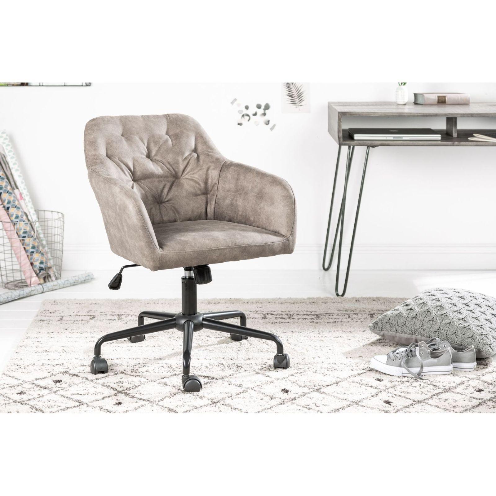 Bürostuhl Copenhagen Armlehne taupe