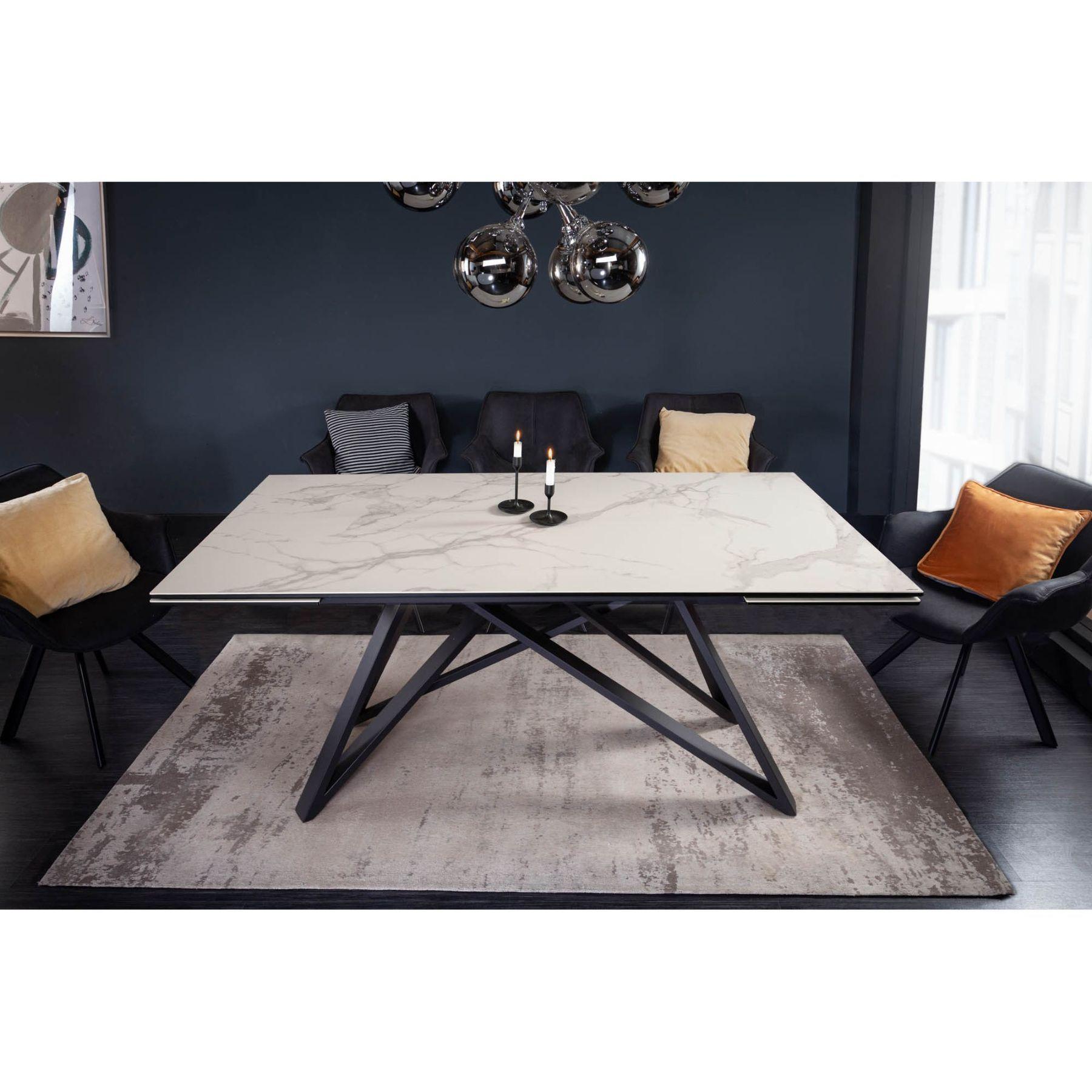 Ausziehtisch Italia1 180-220-260 Keramik Marmor-Optik