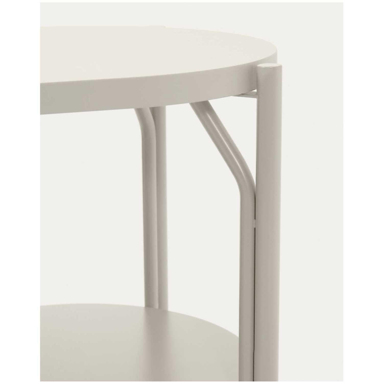 Badezimmermöbel Arely mit Stahlgestell und weiss lackiertem MDF 90x40