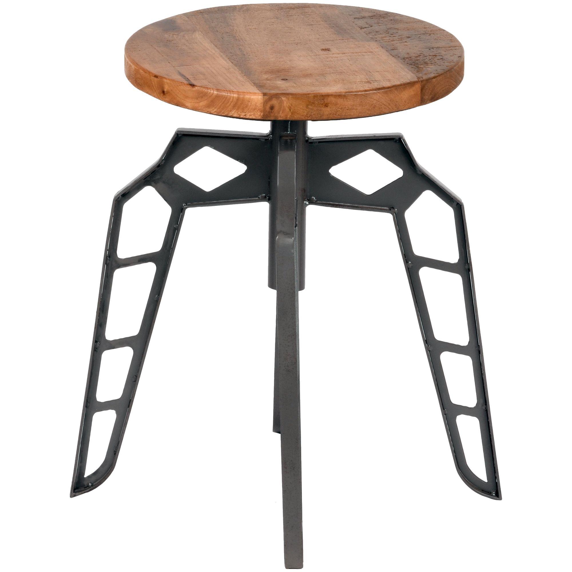 Hocker Iron Spider Grau 35x35