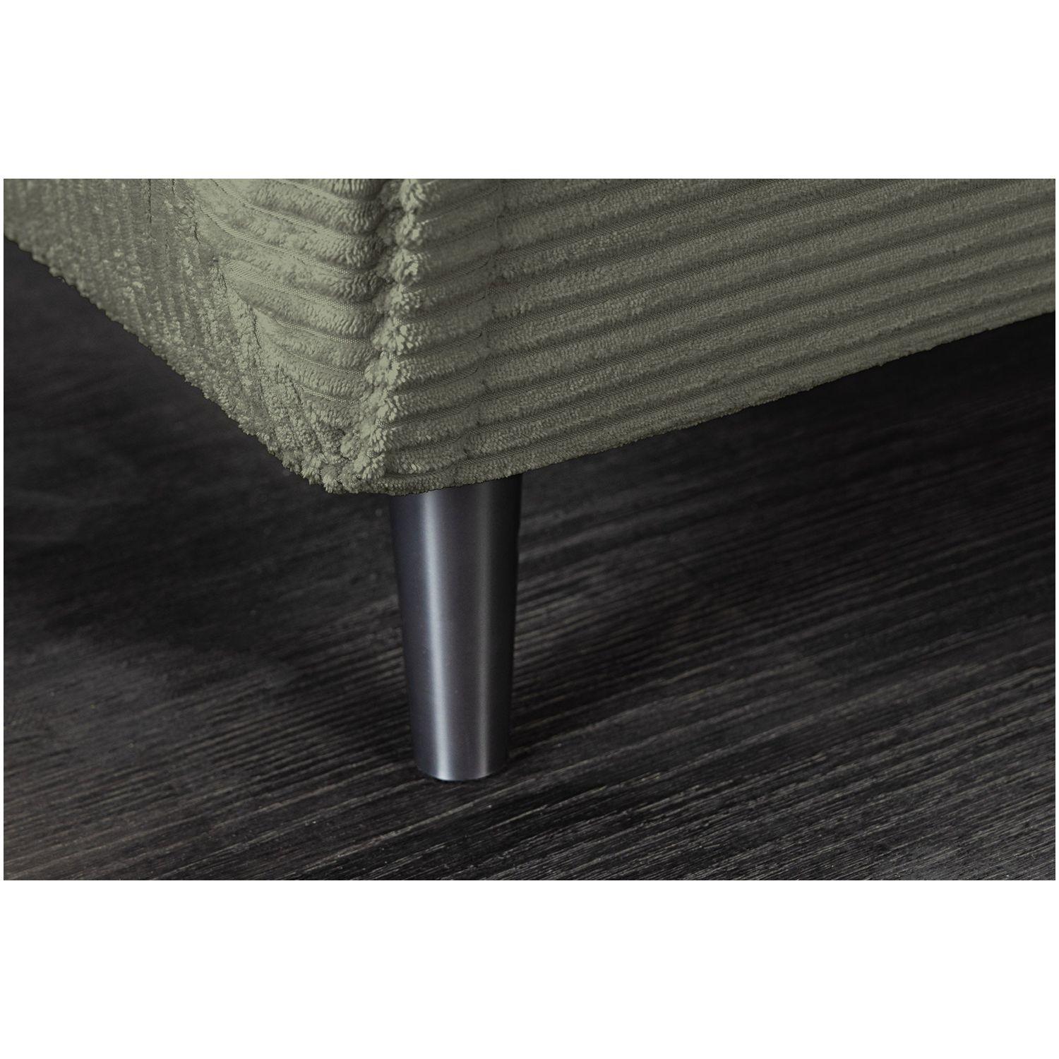 Bettsofa Copenhagen Cord Stoff grün 140