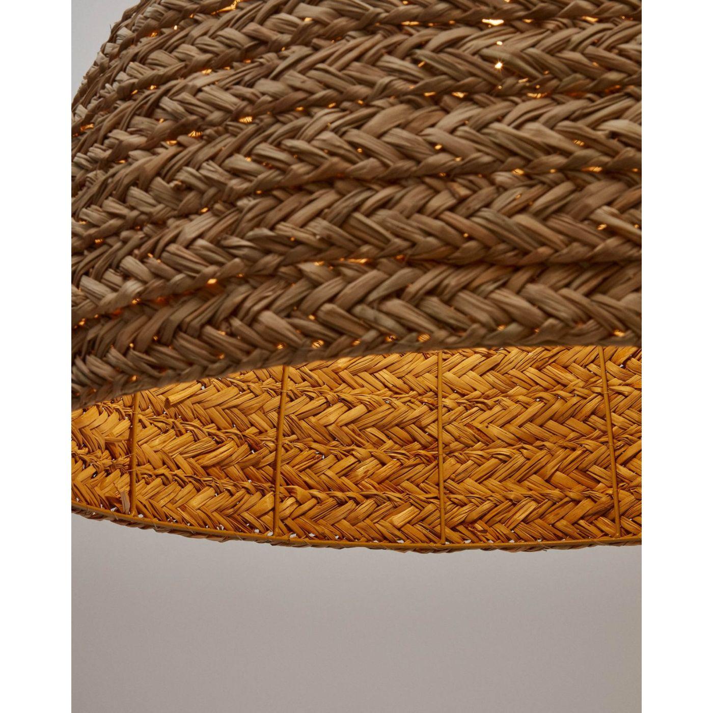 Fonteta Lampenschirm für Pendelleuchte aus Naturfasern mit natürlchem Finish Ø 60 cm