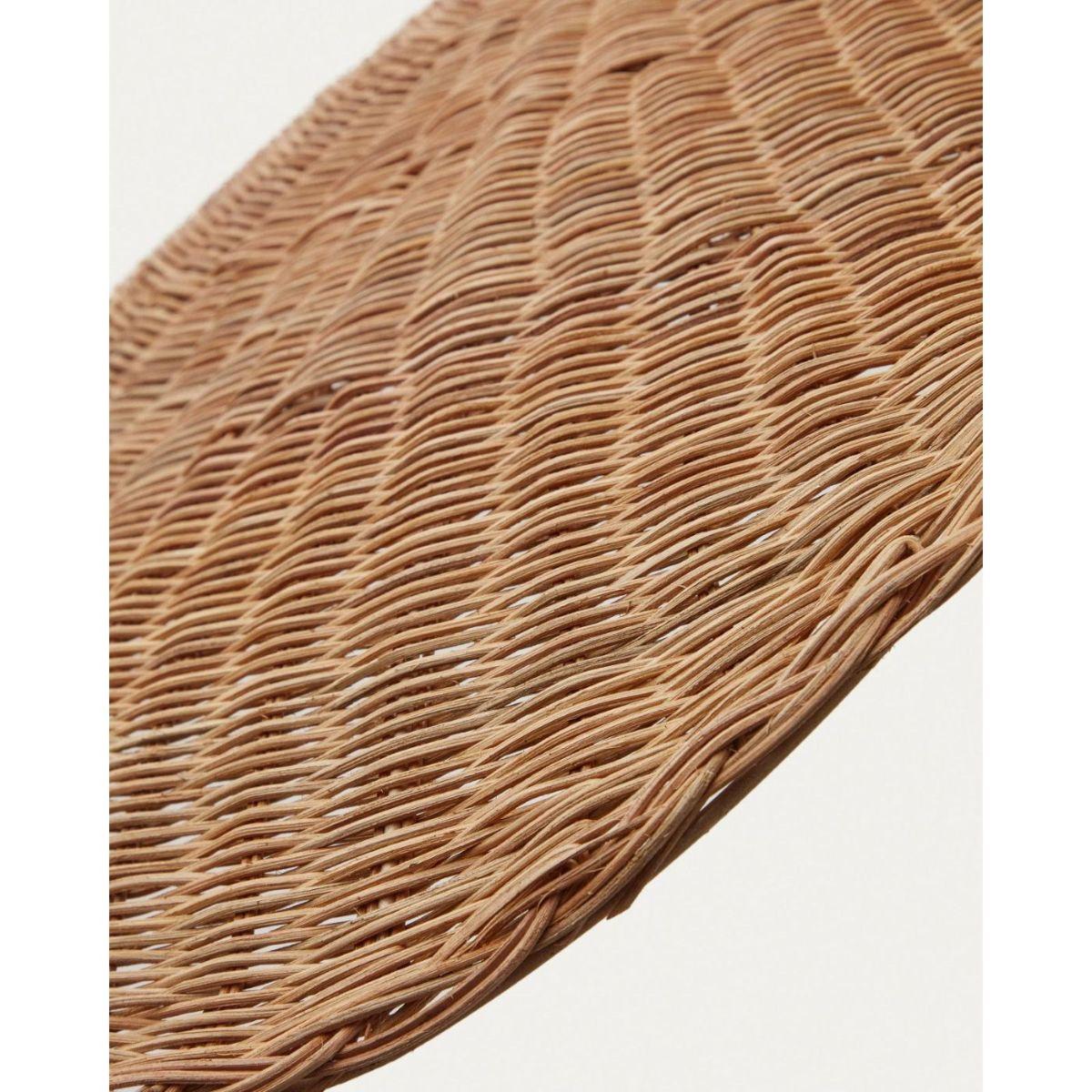 Bisbal Lampenschirm für Pendelleuchte aus Rattan mit natürlichem Finish Ø 80 cm