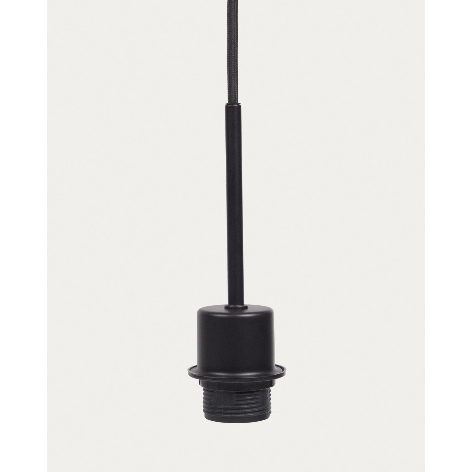 Deckenlampenfassung für Lampe Fulvia aus Metall schwarz