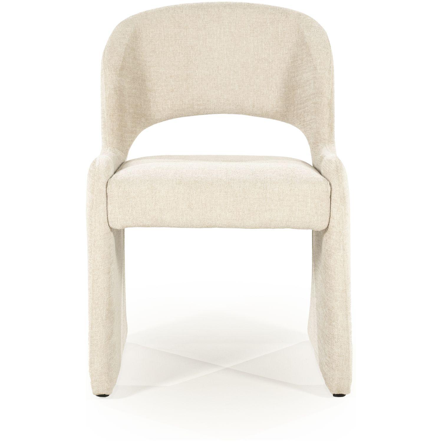 Design Polsterstuhl Serene Stoff beige