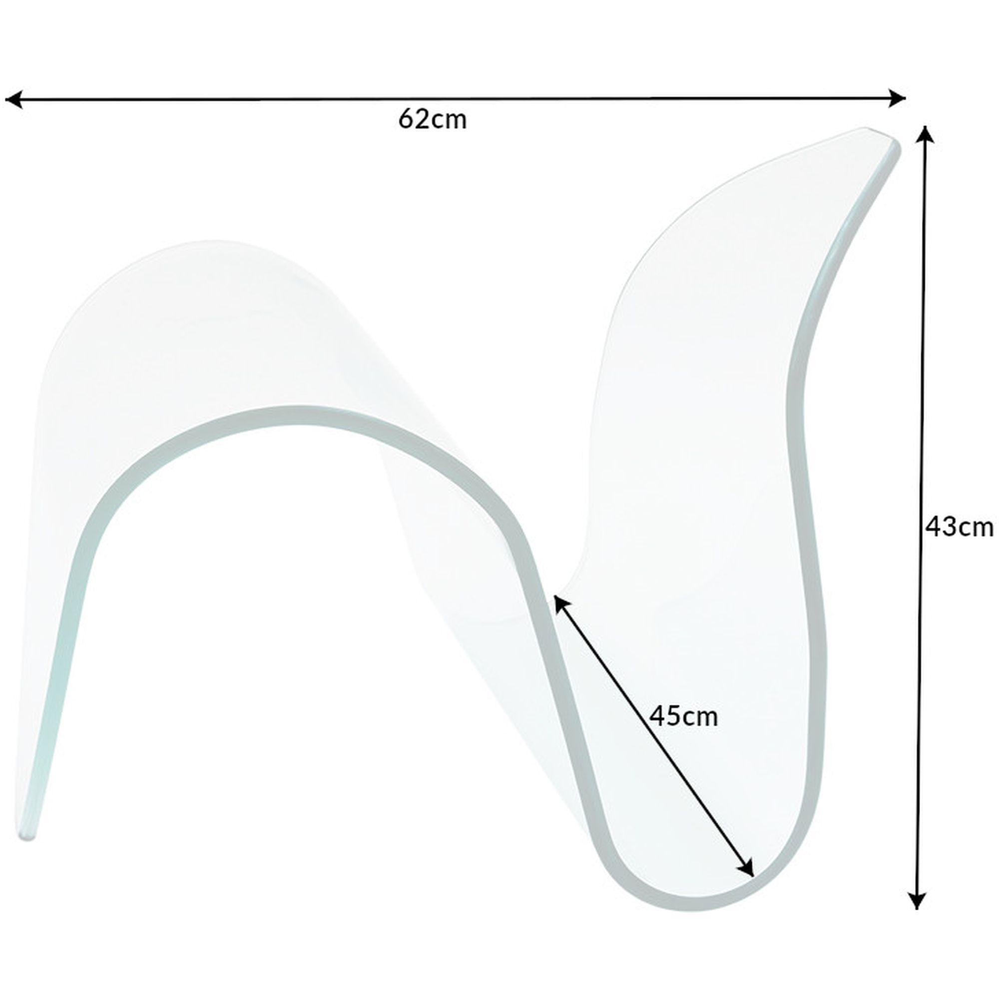 Zeitungsständer Wave Glas 62x45