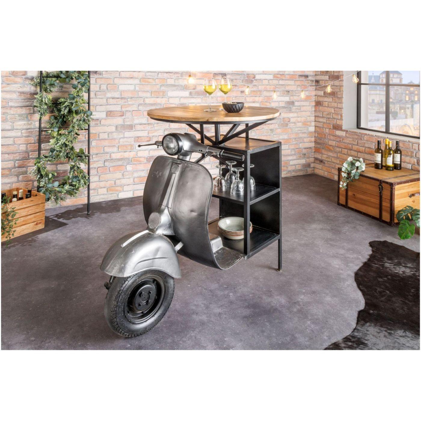 Bartisch Original Roller UNIKAT 115cm Upcycling