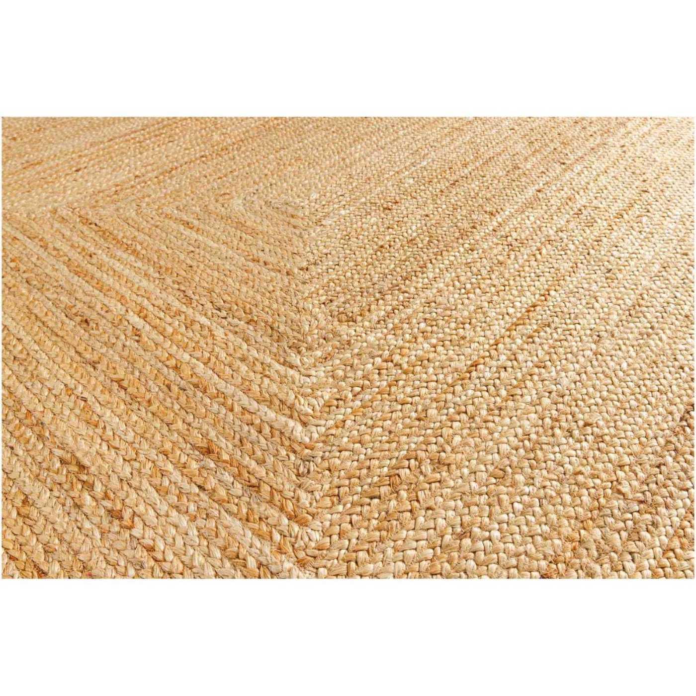 Teppich rechteckig Jute natur 160x230