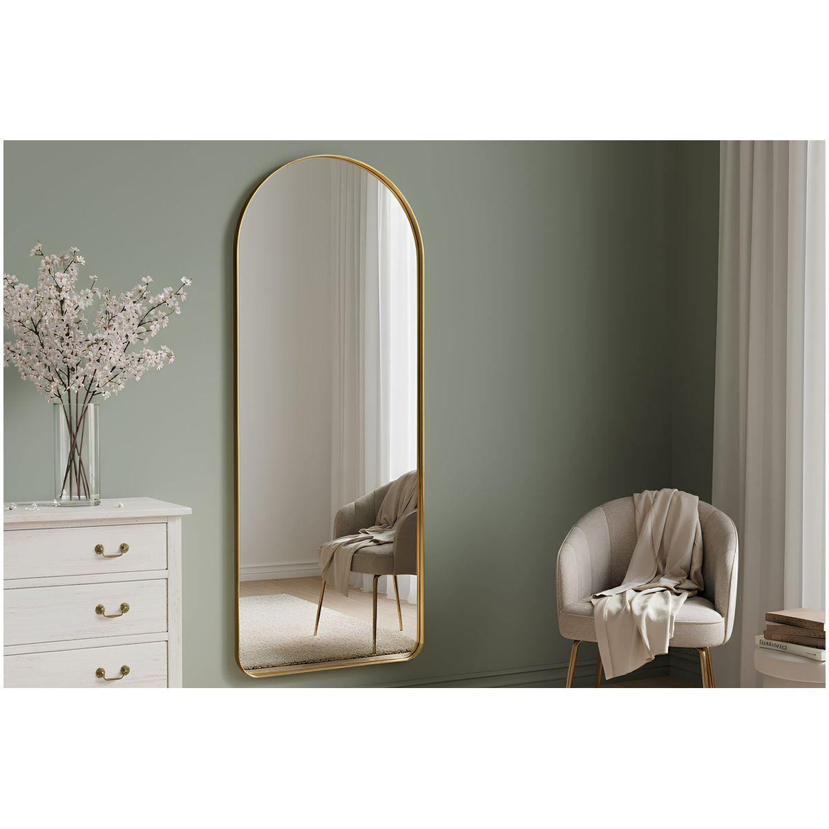 Wandspiegel Alice Metall gold 60x160