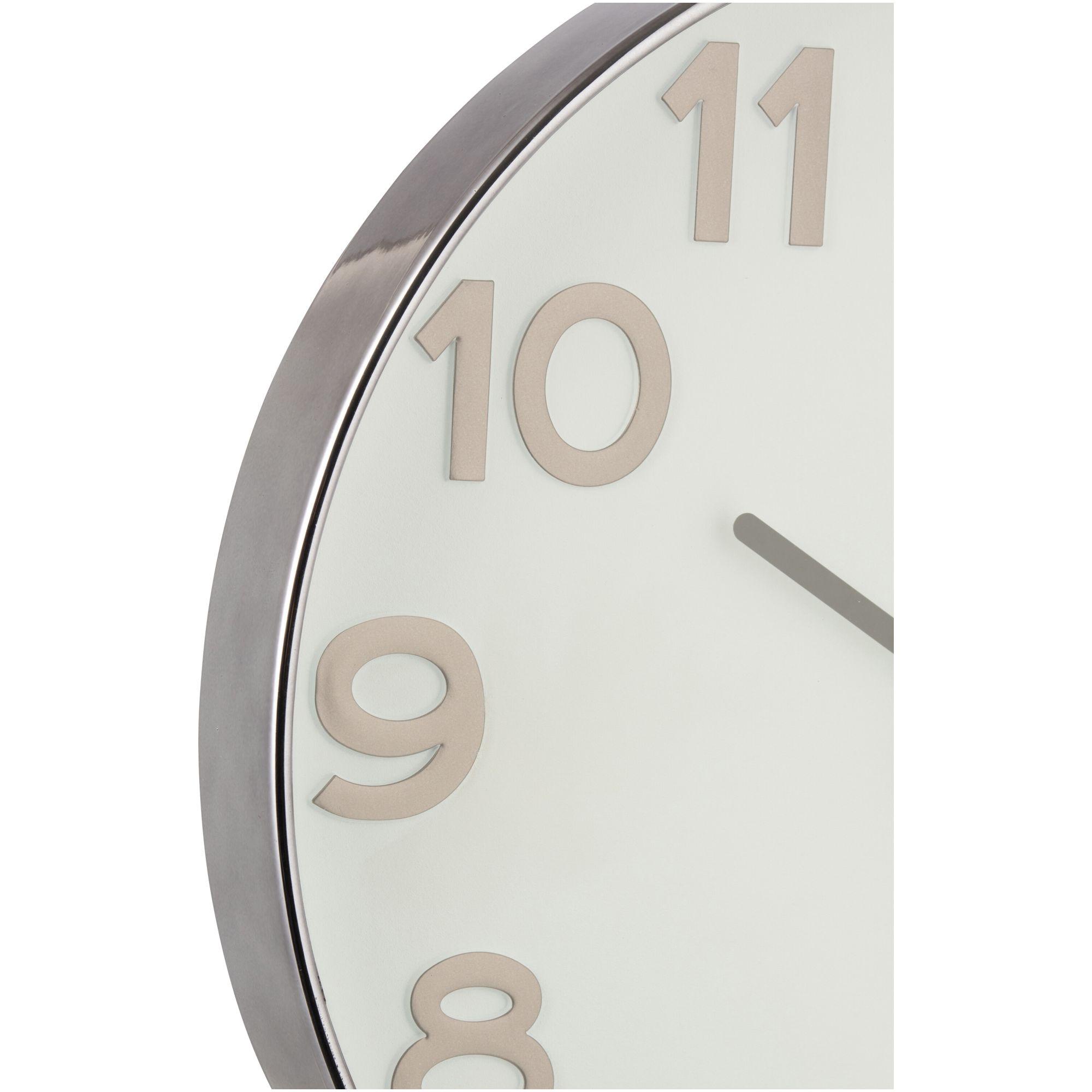 Wanduhr rund Arabische Ziffer dunkelgrau 39x39