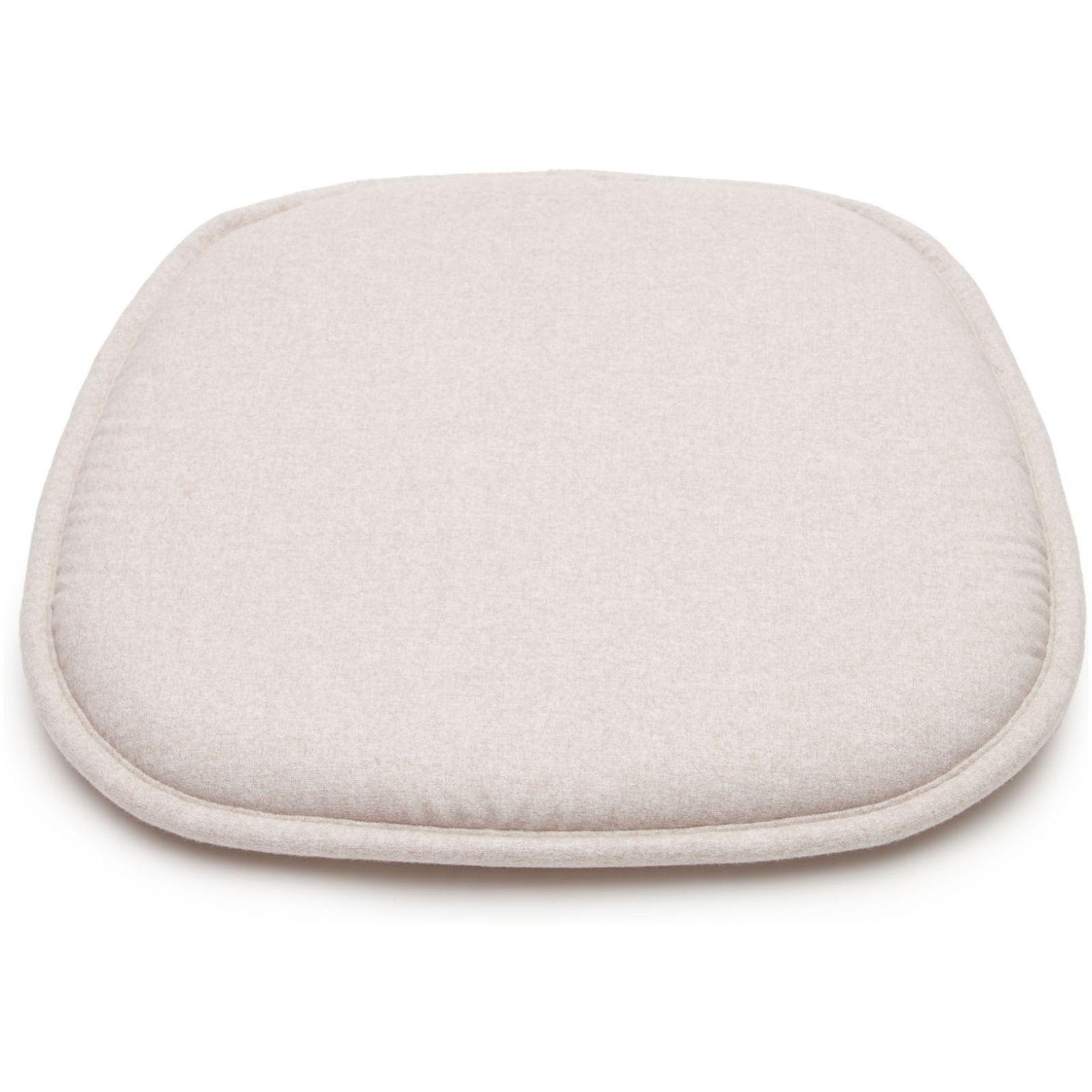 Stuhlkissen Sitzkissen für Stuhl Romane Stoff beige 43x43