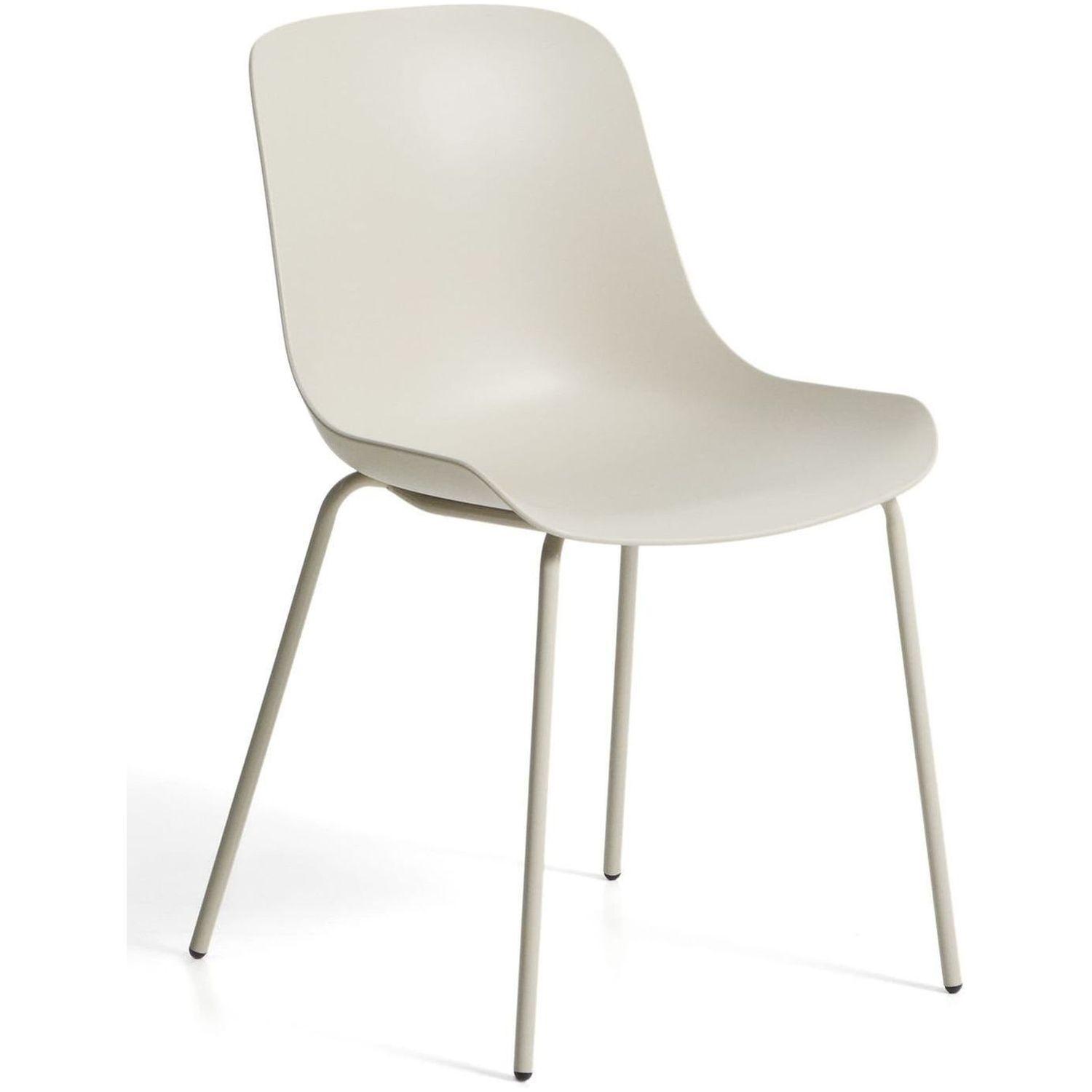 Esszimmerstuhl Altea Kunststoff Stahl beige