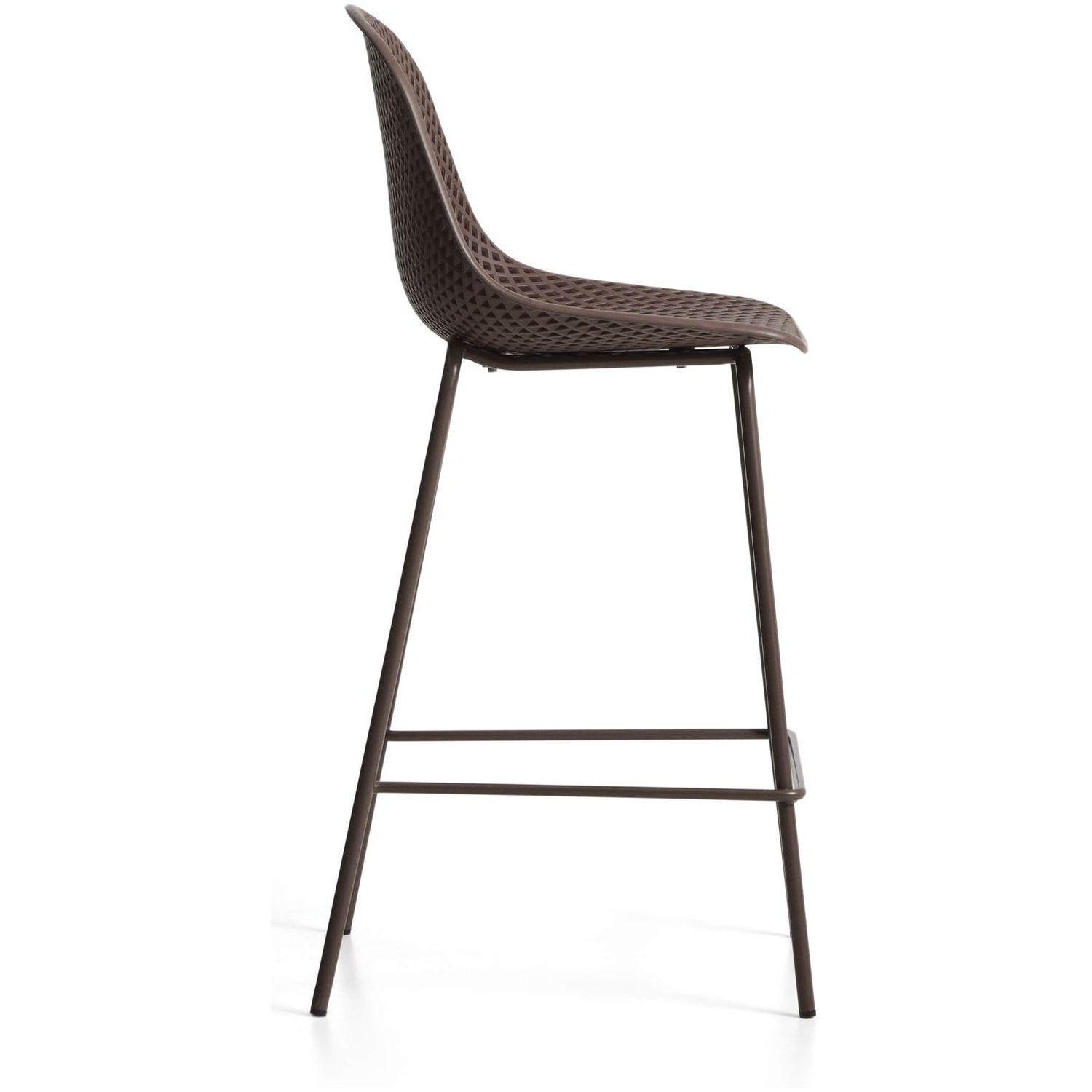 Barhocker Outdoor Garten Quinby Quinby braun Sitzhöhe 65