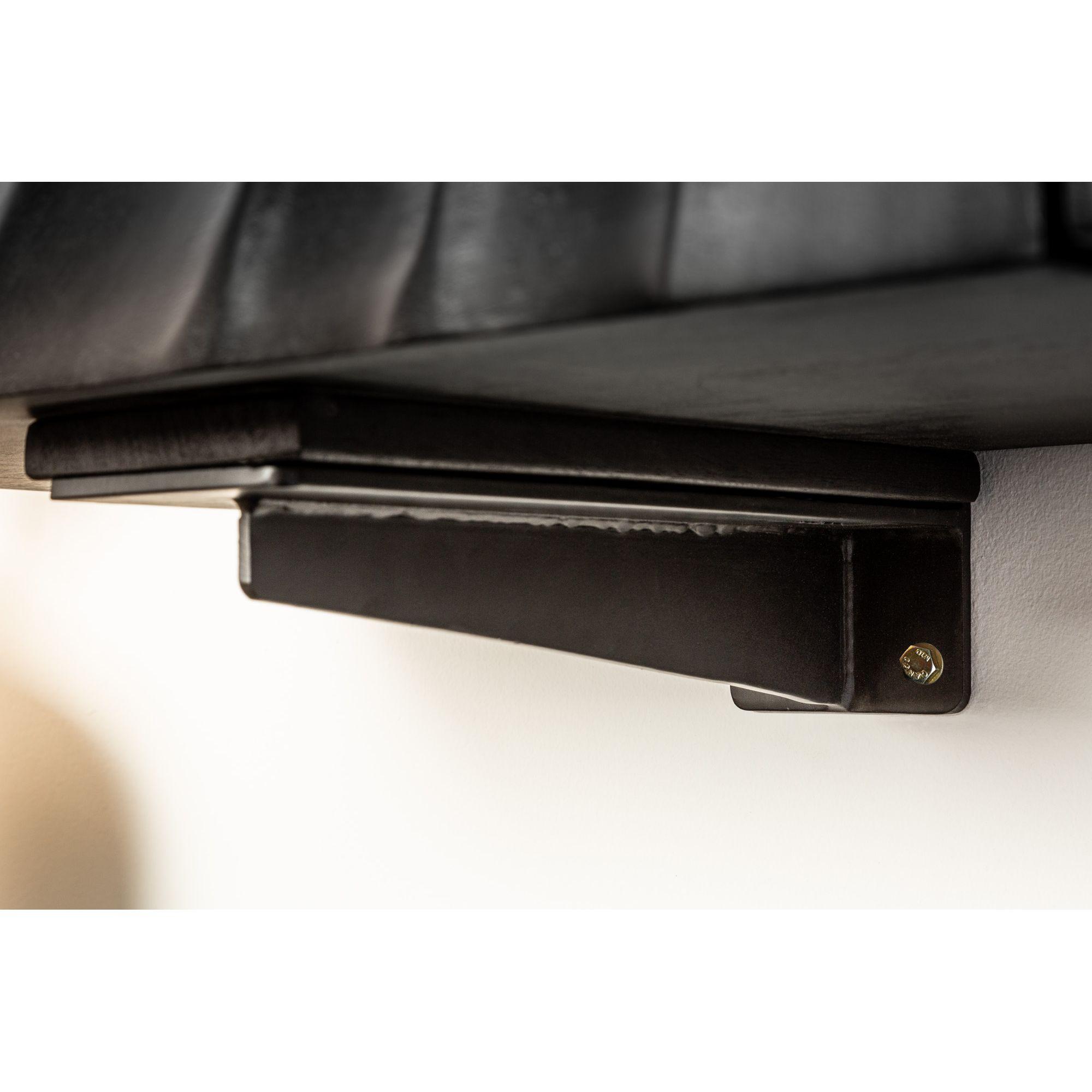 TV Wandmöbel Hängeschrank Vintage Baraya 160 schwarz Mango