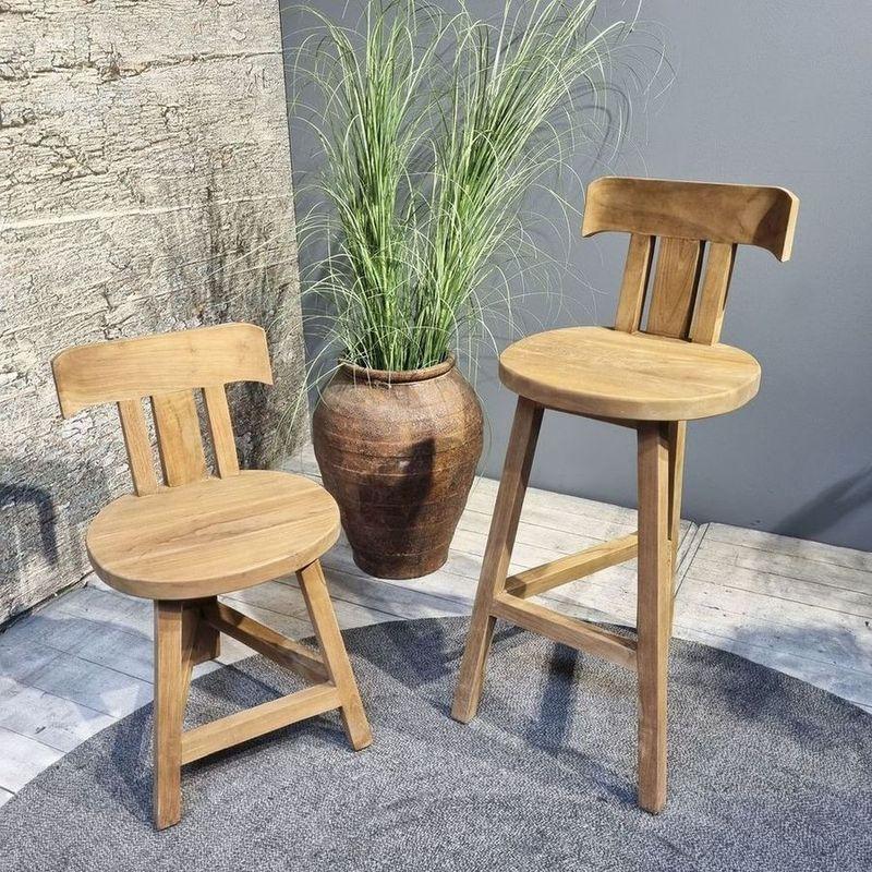 Garten Holzstuhl aus Teakholz