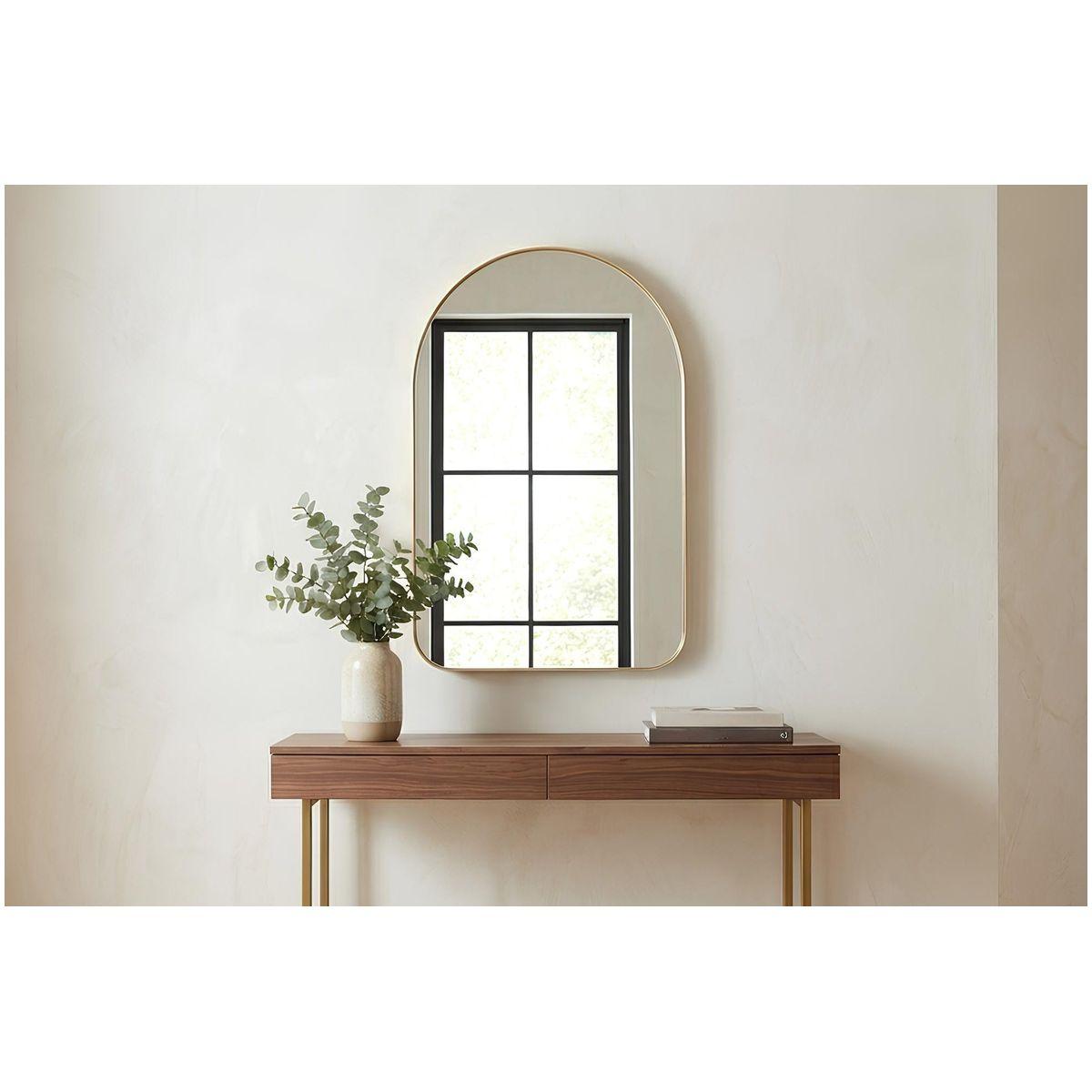 Wandspiegel Alice Metall gold 60x90