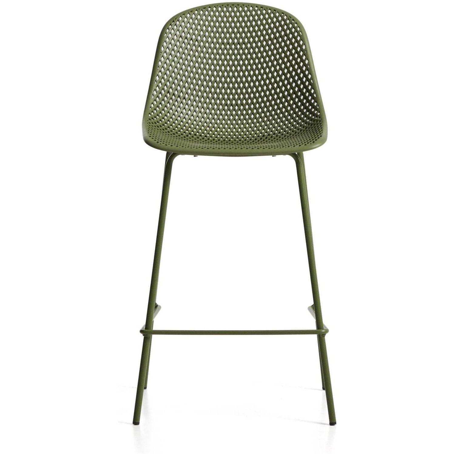 Barhocker Outdoor Garten Quinby Quinby grün Sitzhöhe 65