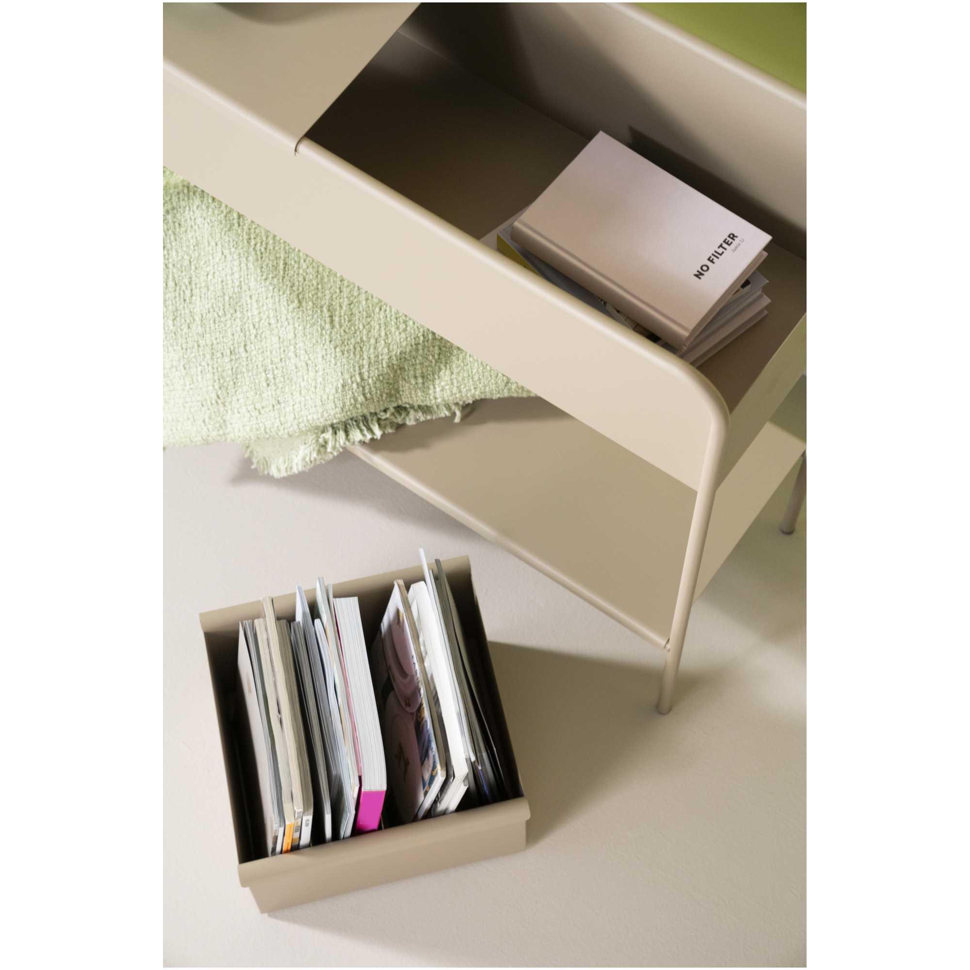 Konsole Bonnie mit Ablage und Korb Eisen taupe 95