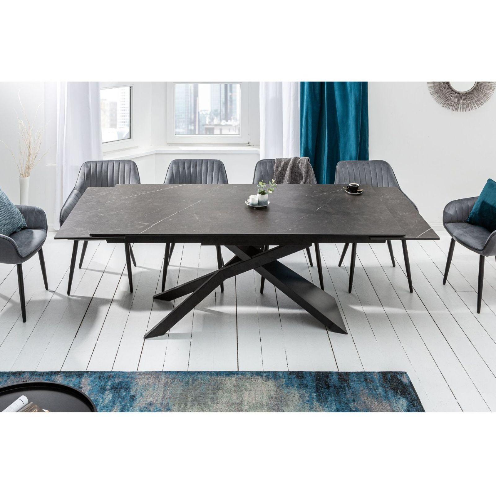 Ausziehtisch Italia4 180-220-260 Keramik Graphit-Optik