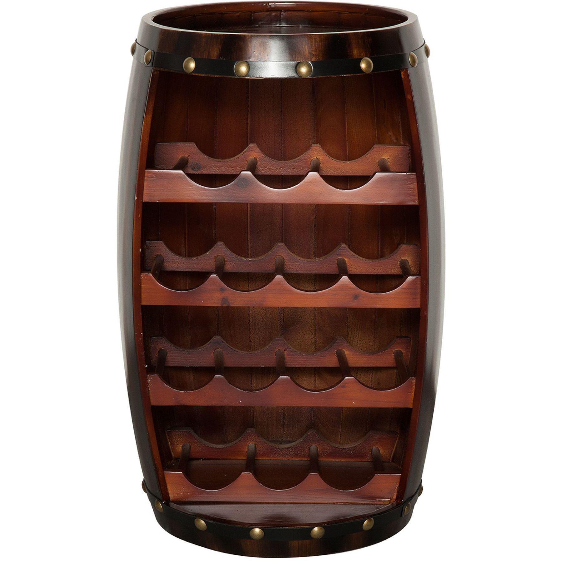 Weinfass Weinregal Winery 60cm coffee