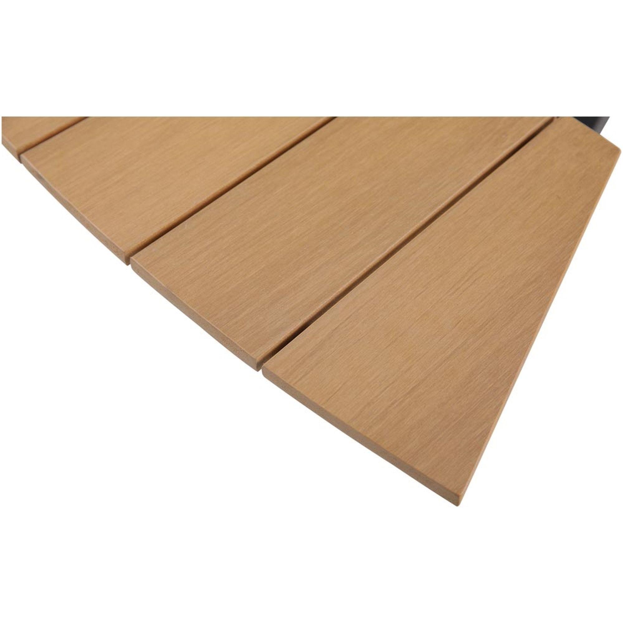 Garten Picknick Tischset dreickig Aluminium Poly-Holz Piazza
