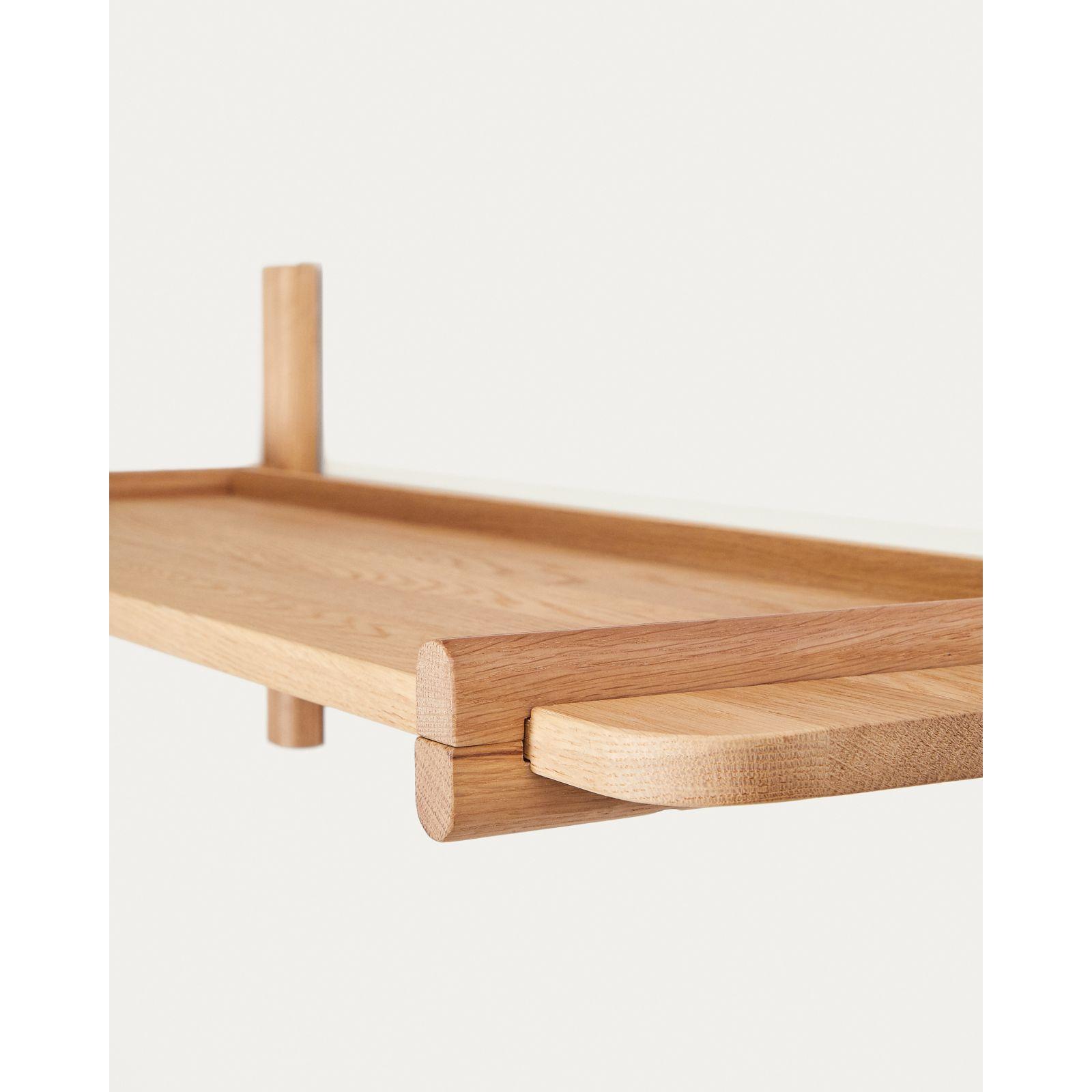 Wandregal 90 Modular Sitra Eichenholz massiv natur 1er
