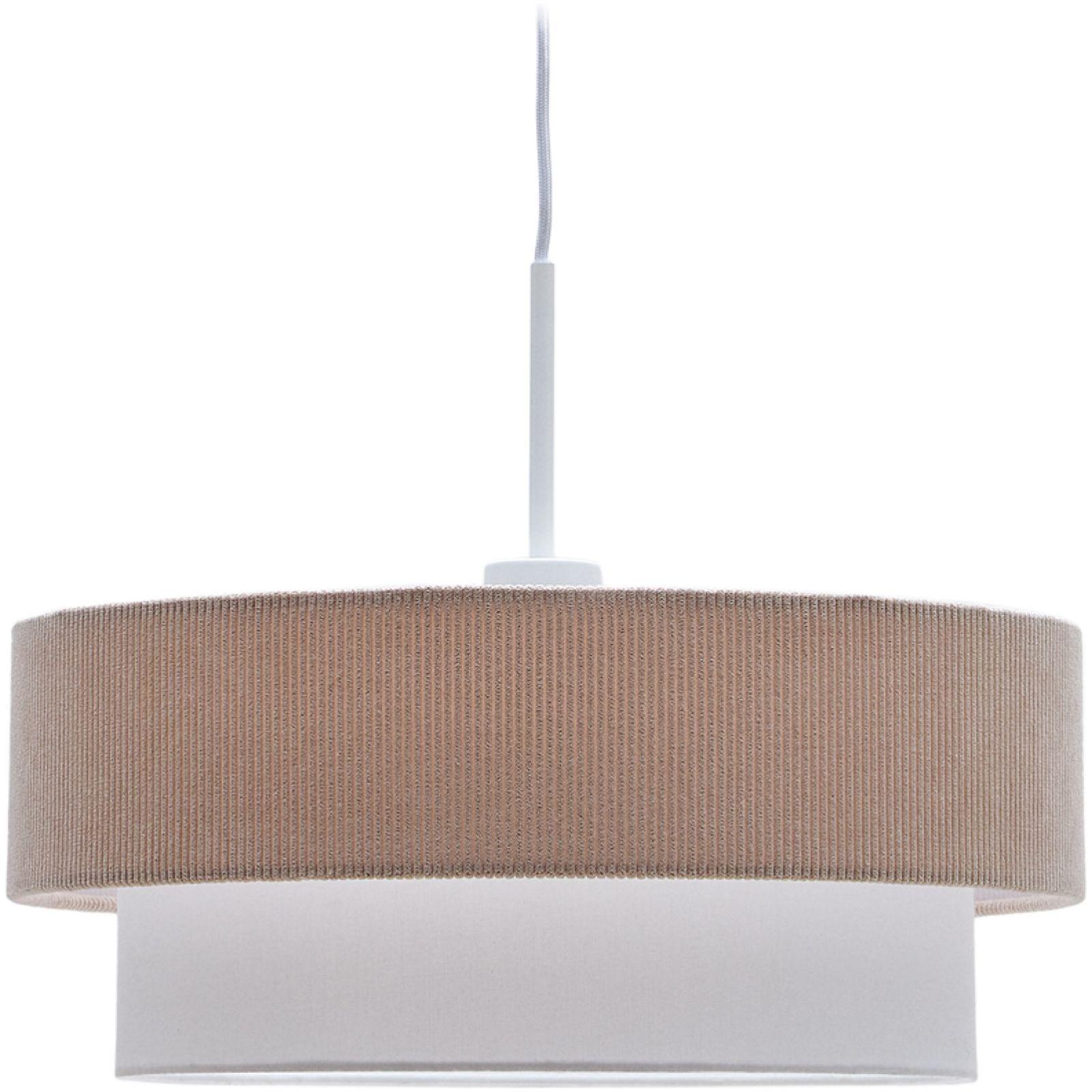 Deckenleuchte Bianella Baumwolle Cord beige 40x40