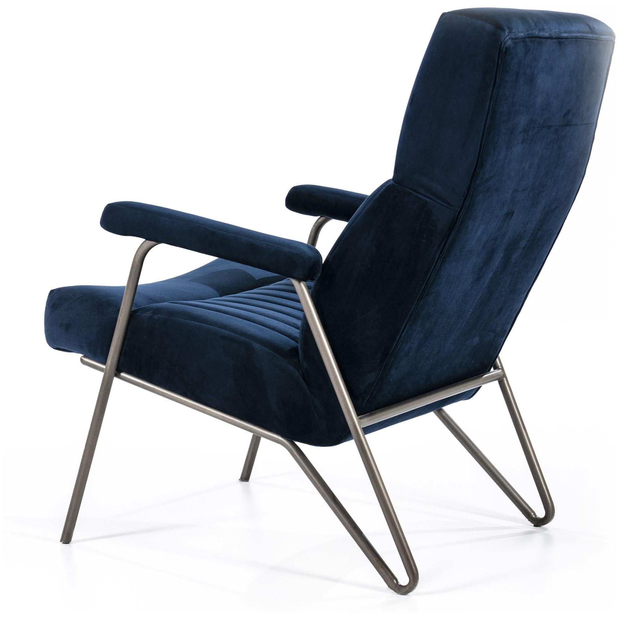 Armlehnsessel Bruce blau