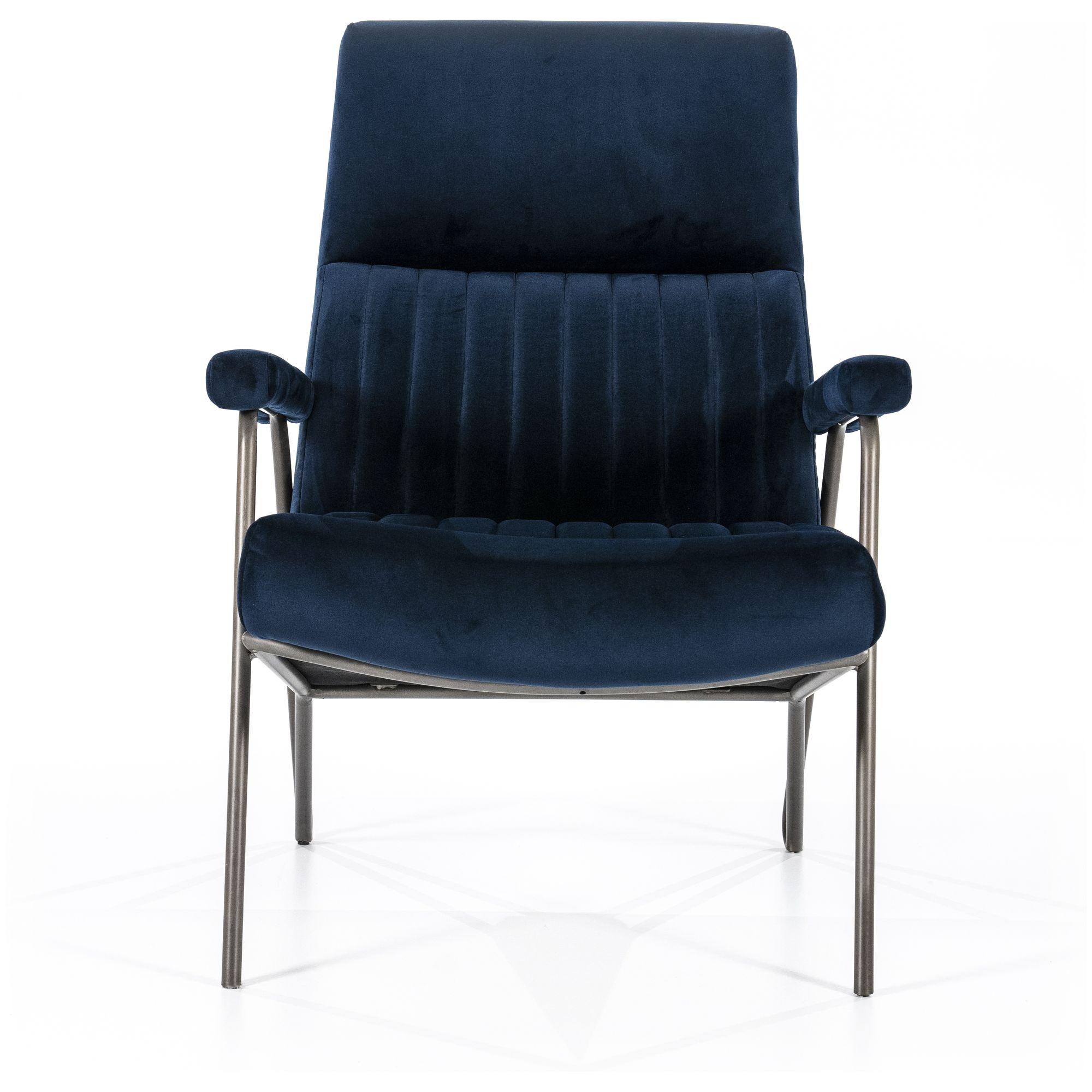 Armlehnsessel Bruce blau