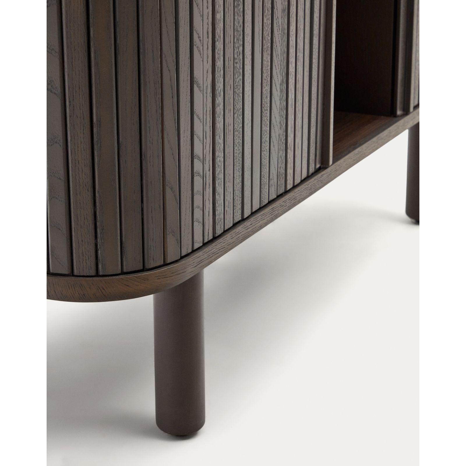 Highboard Mailen 2 Türen Eschenfurnier dunkel 110x160