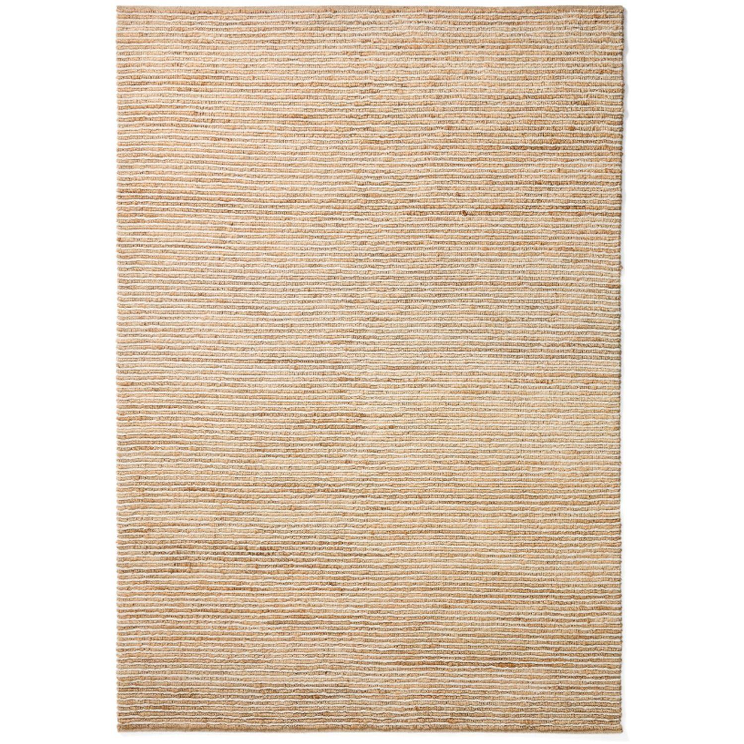 Teppich Derule aus Jute und Wolle in Beige 230x160