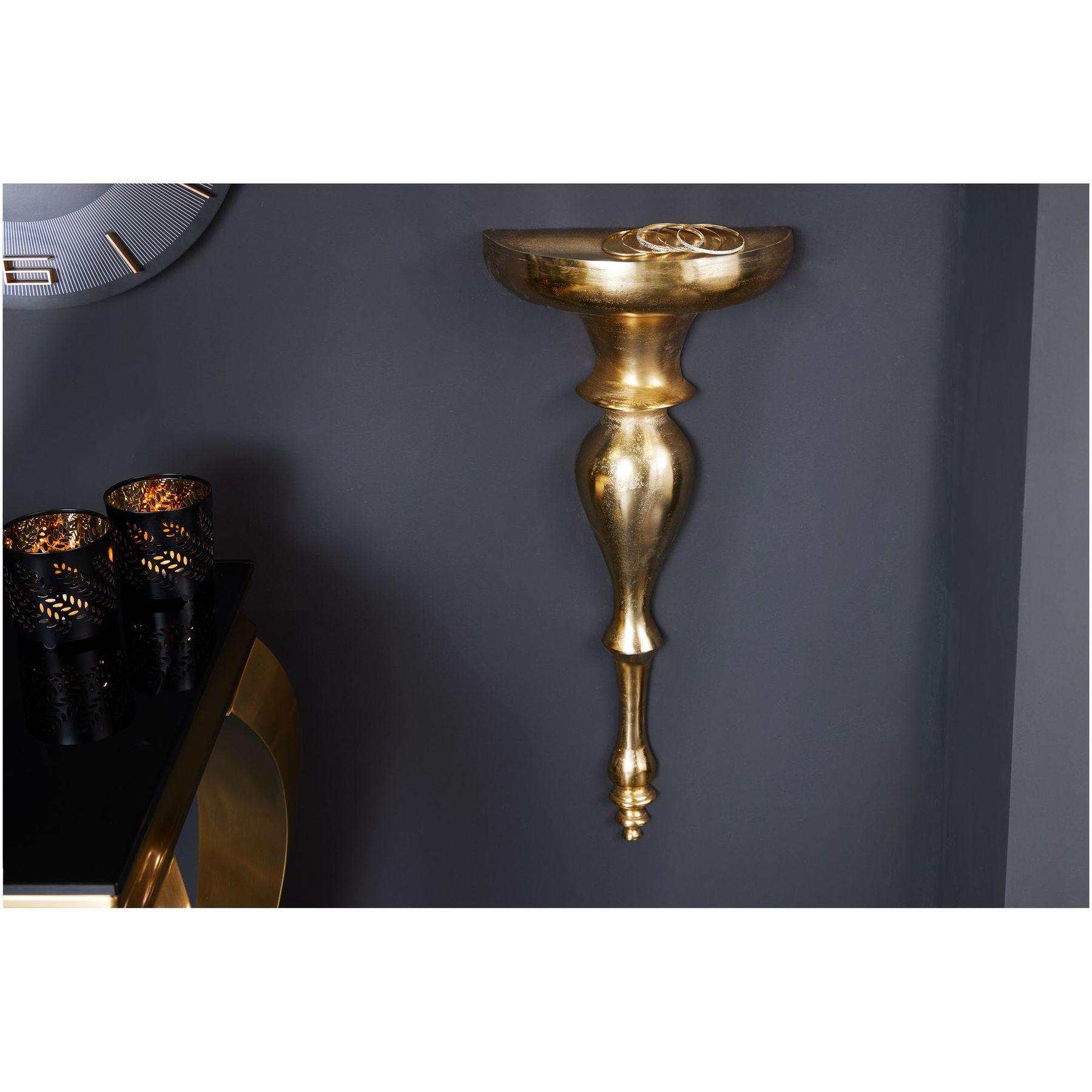 Wandkonsole Prestige Aluminium gold 60cm