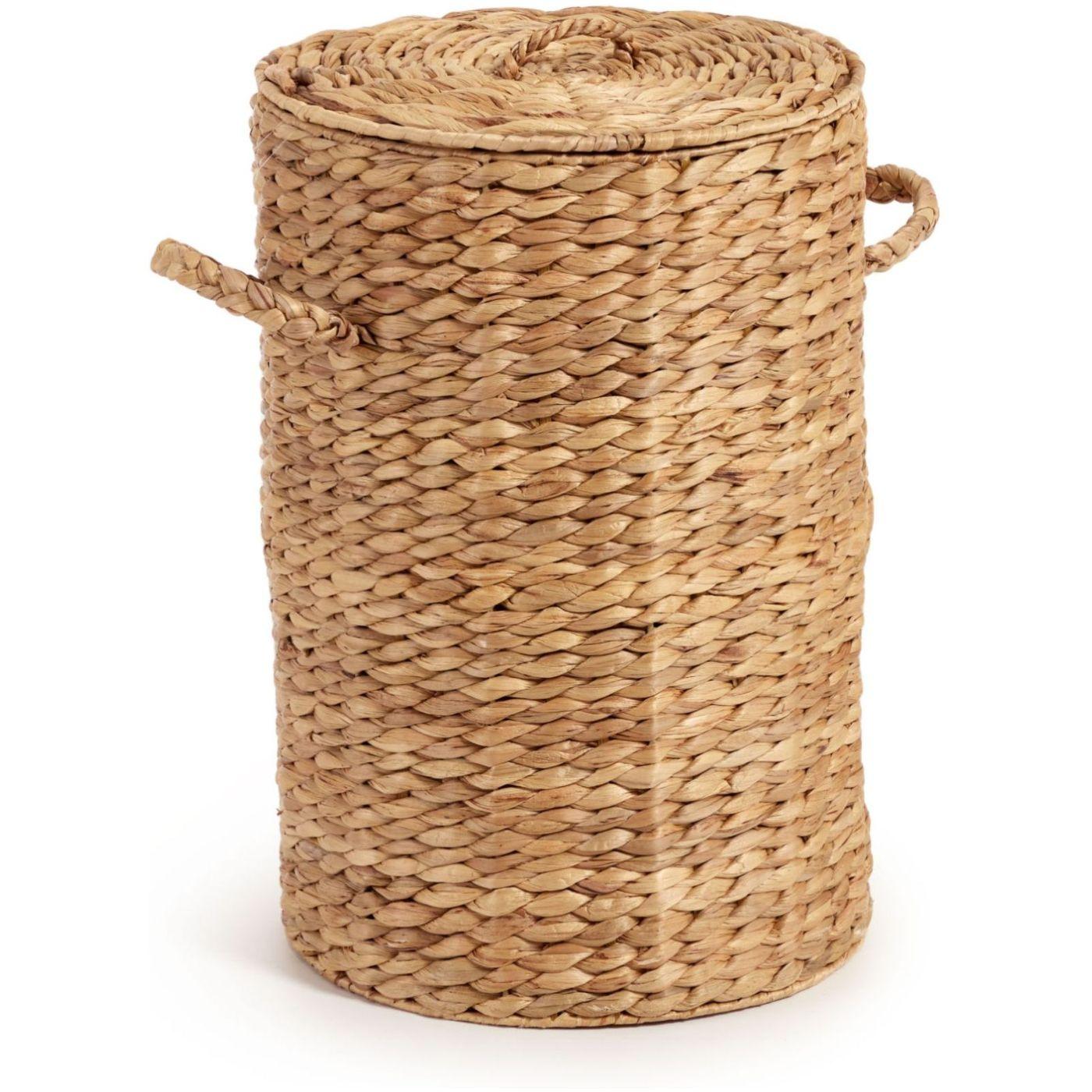 Wäschekorb Yessira Rattan natur 37x37