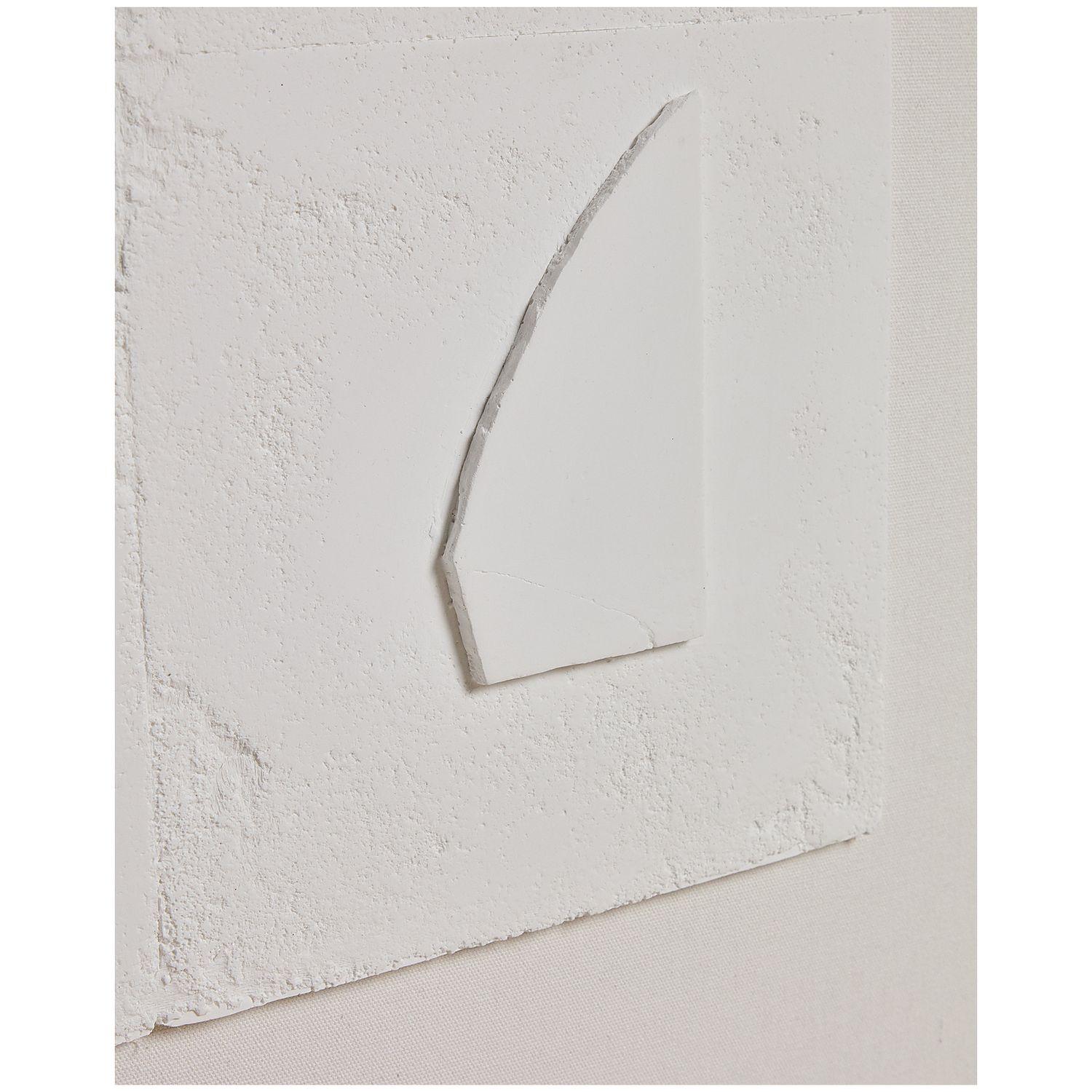 Abstraktes Bild Gadir I weiss 80x80