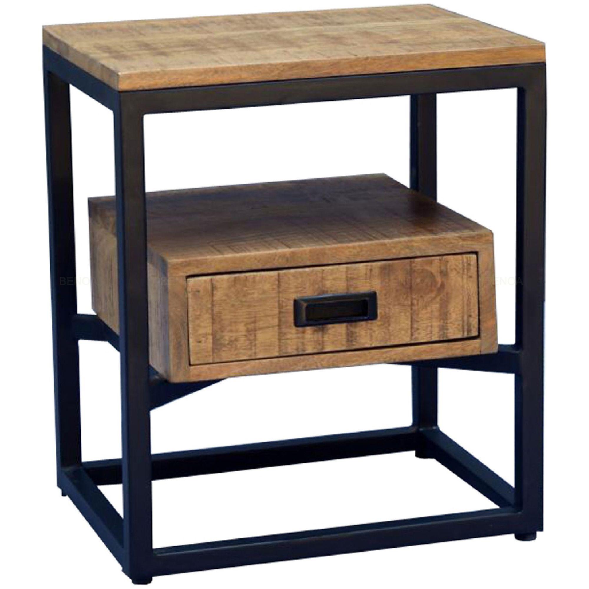Beistelltisch Iron Air Mangoholz 45x35