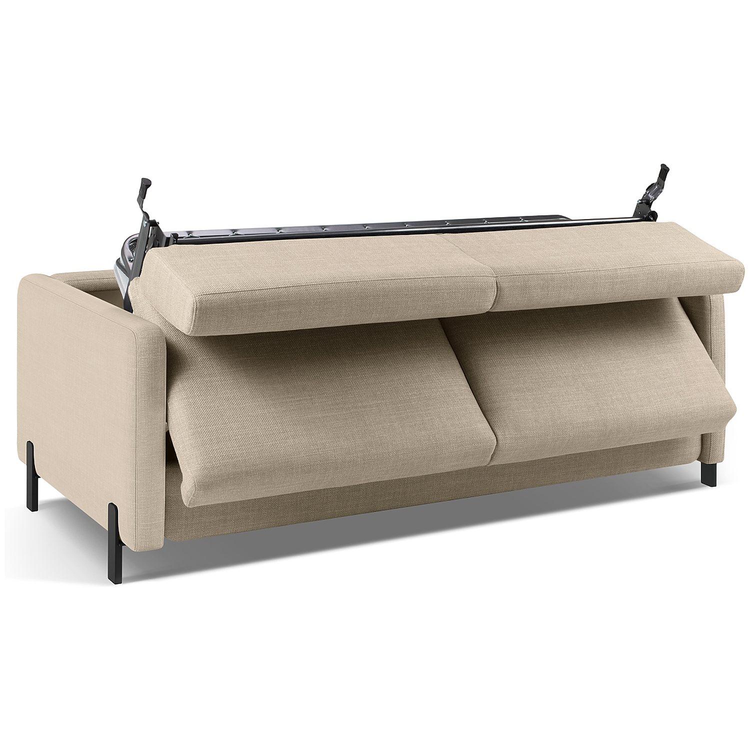Bettsofa Gloria - Grösse: 182x102x80 - Bezug: Structured Fabric (Bjorn), Beige