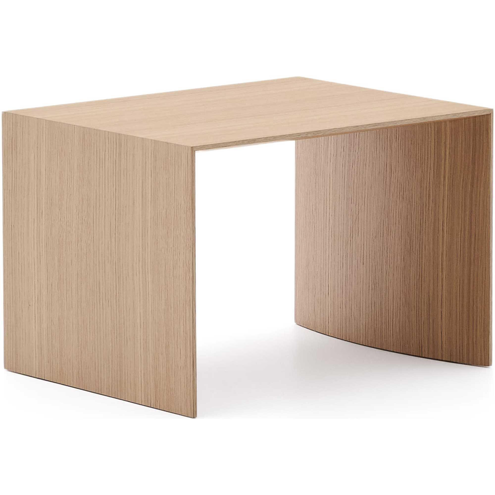 Beistelltisch Litto Eichenholzfurnier natur 55x40