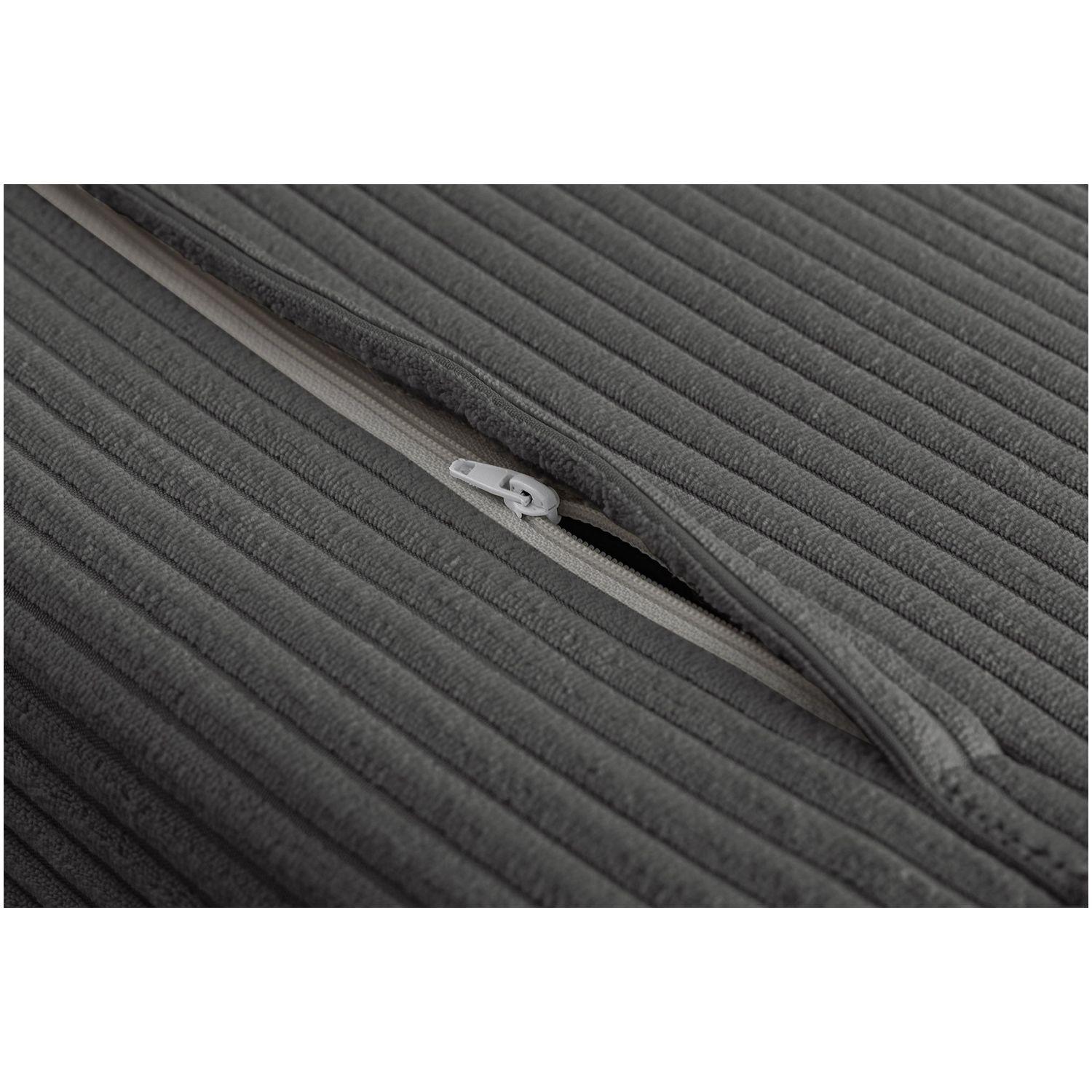 Bettsofa Copenhagen Cord Stoff grau 140