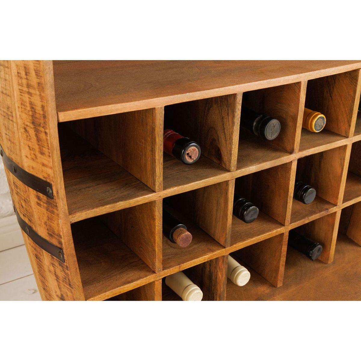 Weinfass Bartisch Fass Mangoholz Vintage