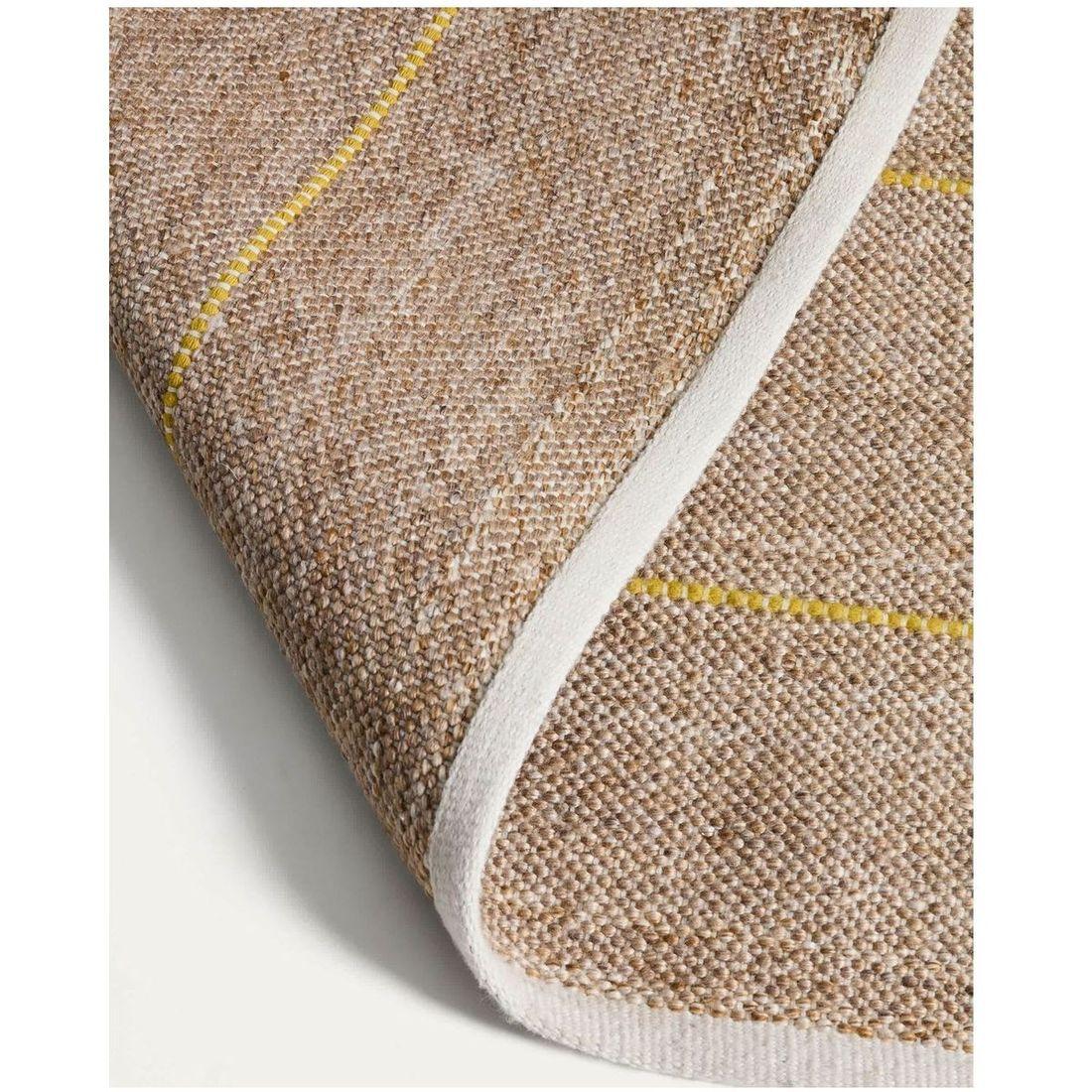 Garten Teppich Denu 100% PET beige 200x300
