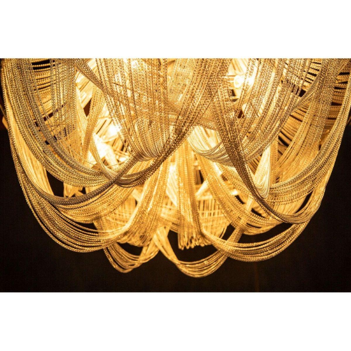 Kronleuchter Castle Crystal silber 50x50