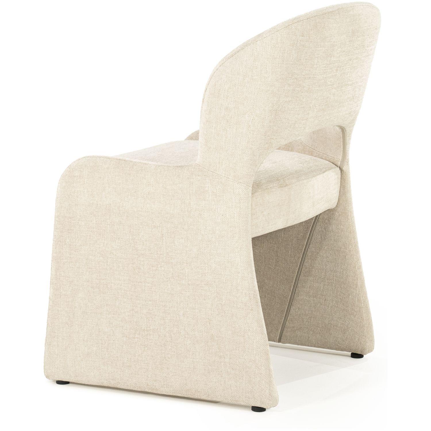 Design Polsterstuhl Serene Stoff beige