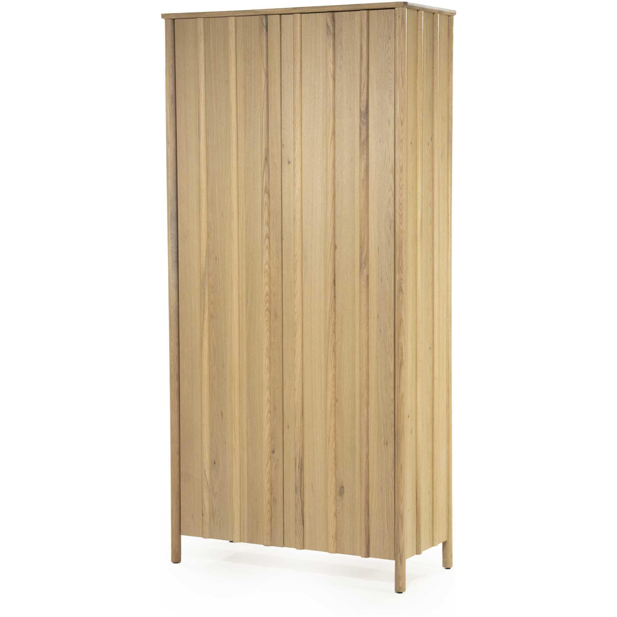 Holzschrank Paul Eichenholz natur 102x210