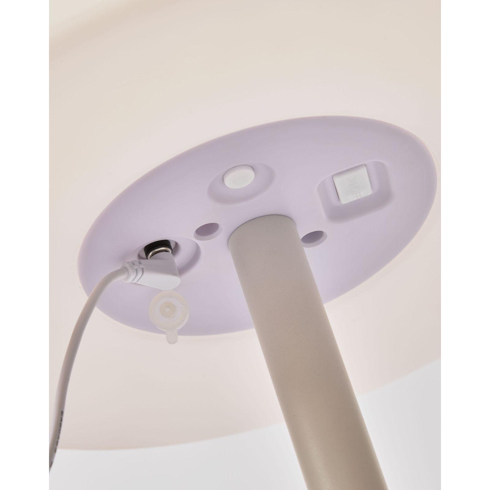 Garten Tischlampe Amy LED weiss