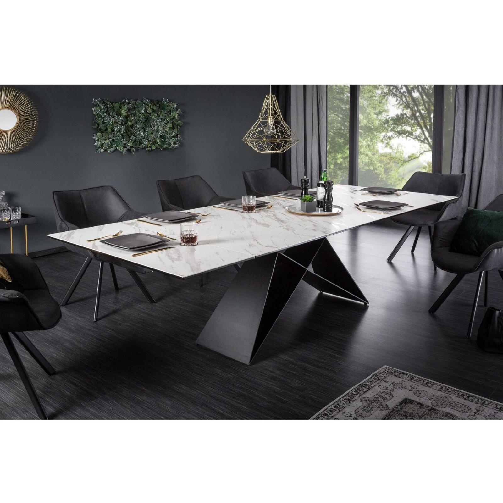 Ausziehtisch Italia2 180-260 Keramik Marmor-Optik