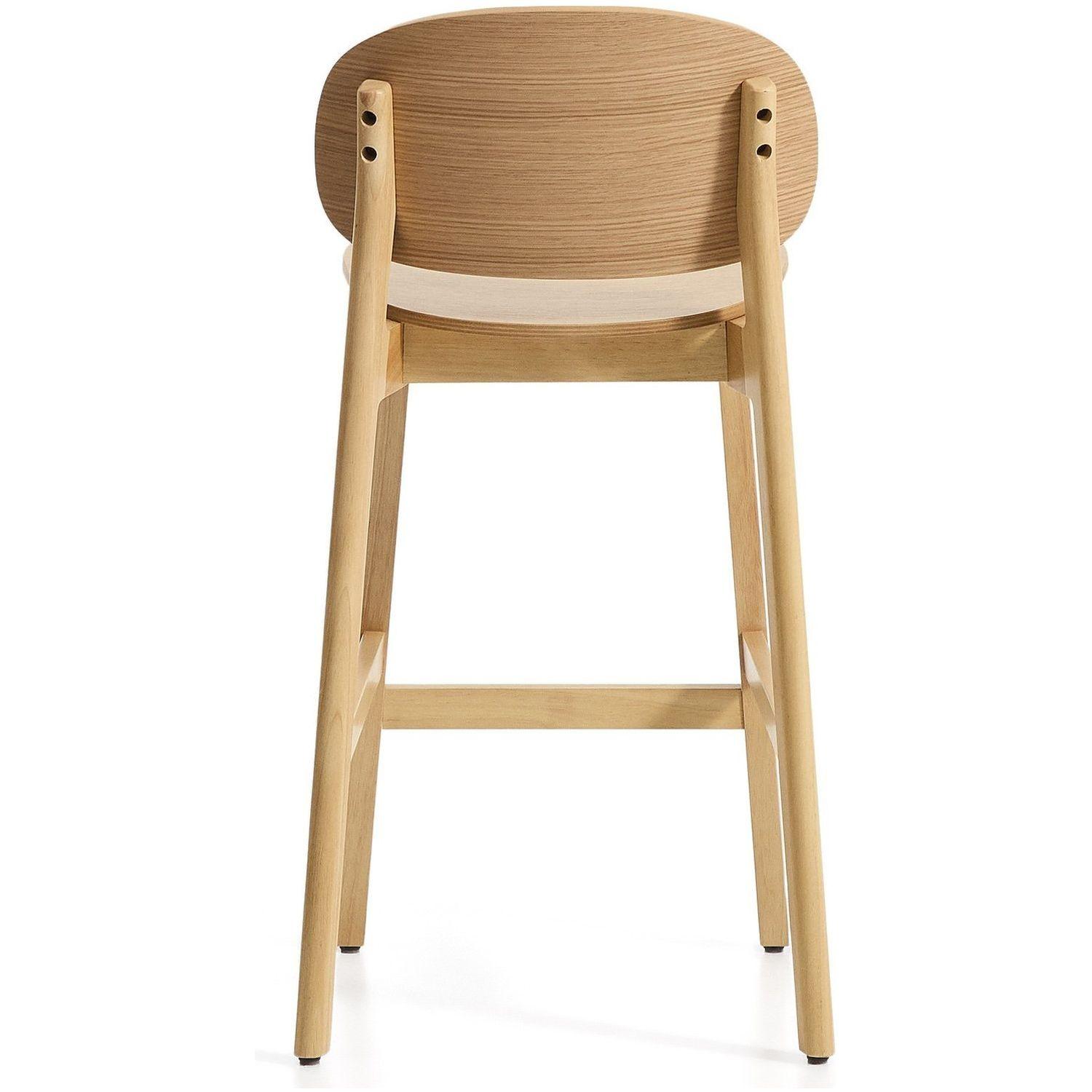 Barhocker Ludara aus Eichenfurnier 65 cm