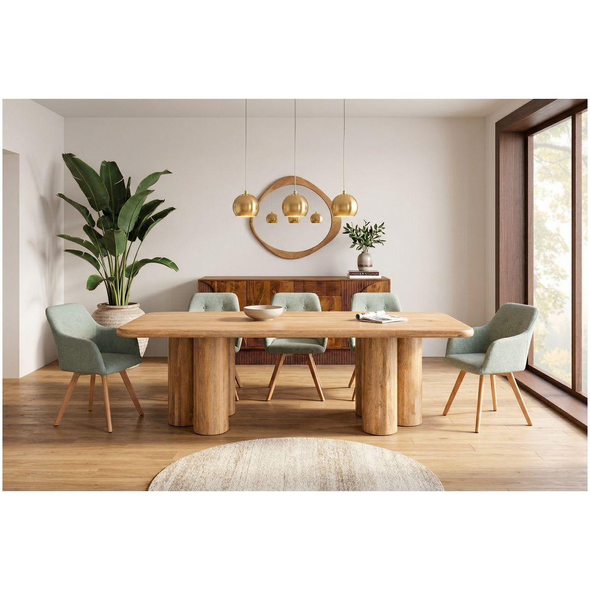 Esstisch Bigfoot Mangoholz massiv 240x100