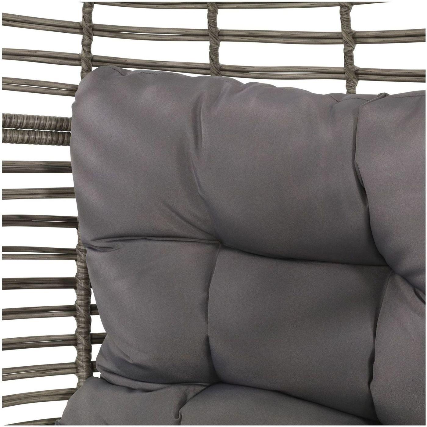 Garten Relaxsessel Egg Billy grau