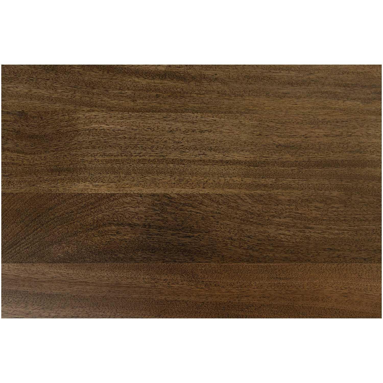 Esstisch abgerundet Canyon Spider Mangoholz massiv braun 220x100